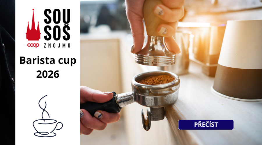 Barista Přímka cup 2026 — naše káva v rukou mladých baristů