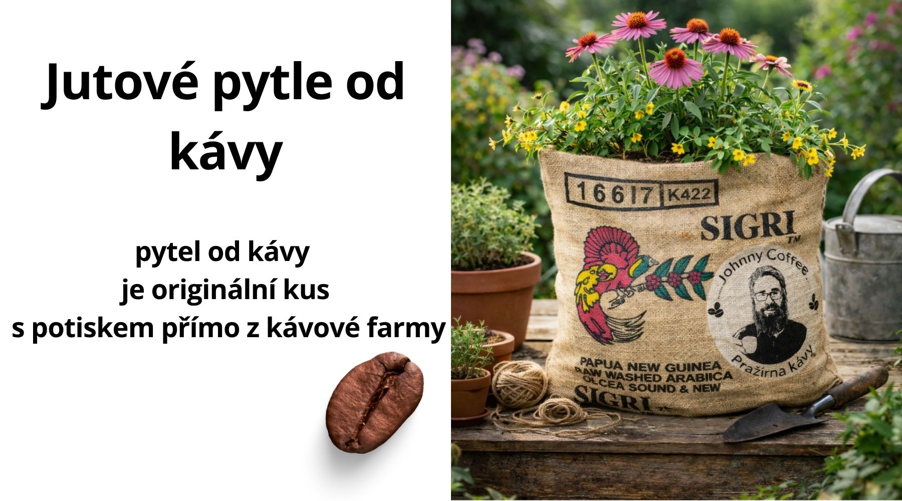Jutové pytle od kávy: Praktický a stylový doplněk s příběhem