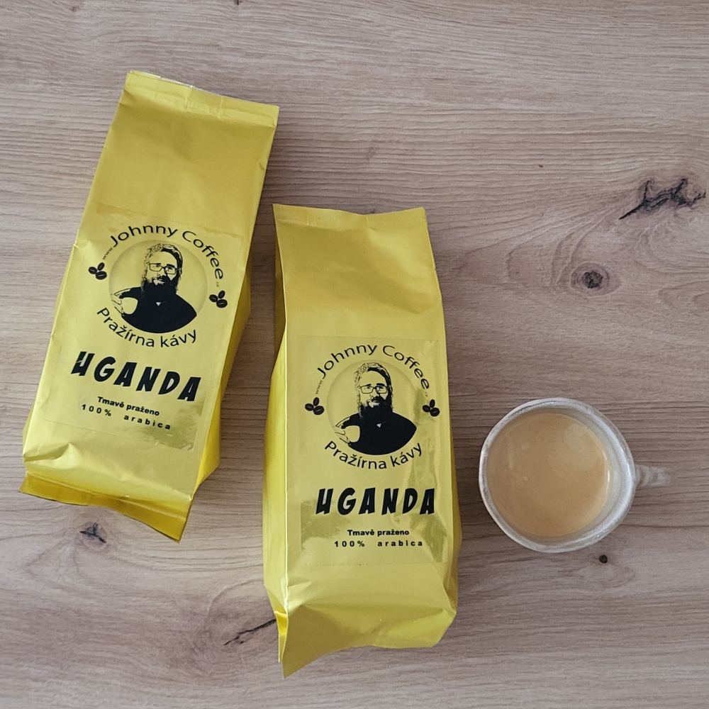 Káva Uganda – espresso, cappuccino, moka konvička