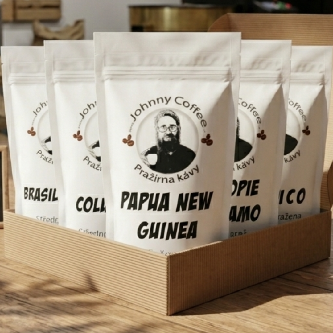 Cold Brew Summer Kit – ochutnávkový set 5 středně pražených káv po 50 g v dárkové krabičce