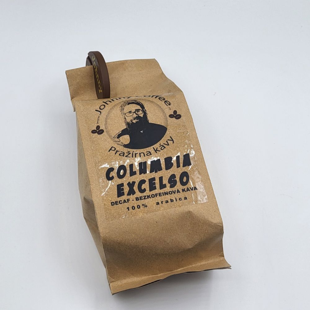 Kávový klip Johnny Coffee – 3D tištěný uzávěr ve tvaru kávového zrnka