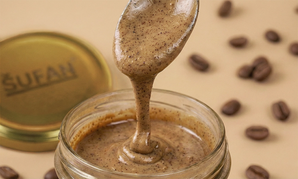 Espresso máslo od Šufanu – mandle, arašídy a mletá arabica
