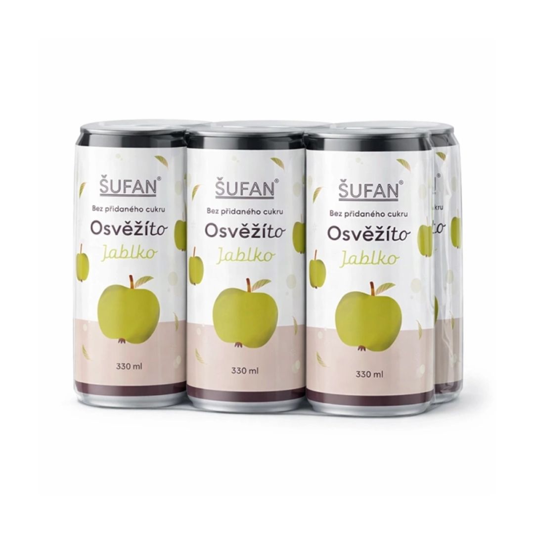 OsvěžíTo Jablko 330 ml – jemně perlivá limonáda na letní osvěžení