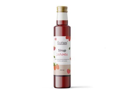 jahodovy sirup od sufana letni osvezeni