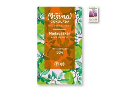 mlecna cokolada 50 zelene mandarinky