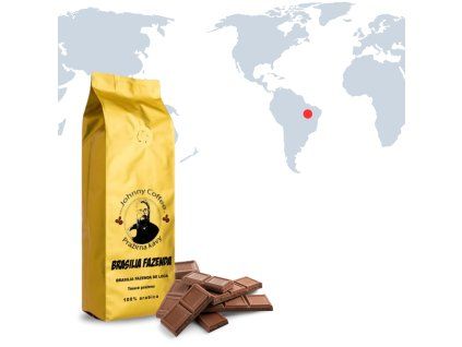 Brasilie Fazenda tmavě pražená káva
